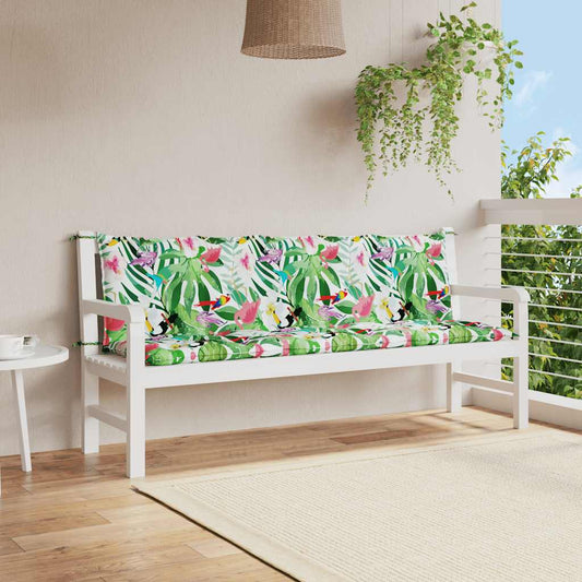 Gartenbank-Auflagen 2 Stk. Mehrfarbig Oxford-Gewebe - Pazzar.ch