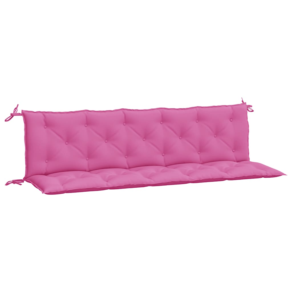 Gartenbank-Auflagen 2 Stk. Rosa Oxford-Gewebe - Pazzar.ch
