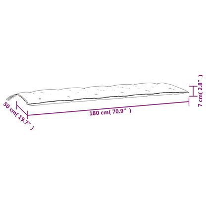 Gartenbank-Auflagen 2 Stk. Rosa Oxford-Gewebe - Pazzar.ch