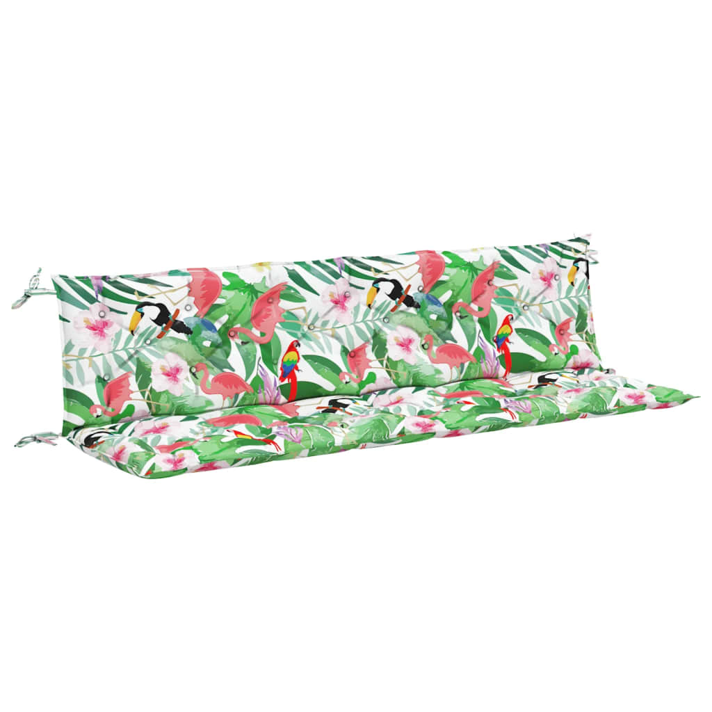 Gartenbank-Auflagen 2 Stk. Mehrfarbig 200x50x7 cm Stoff - Pazzar.ch
