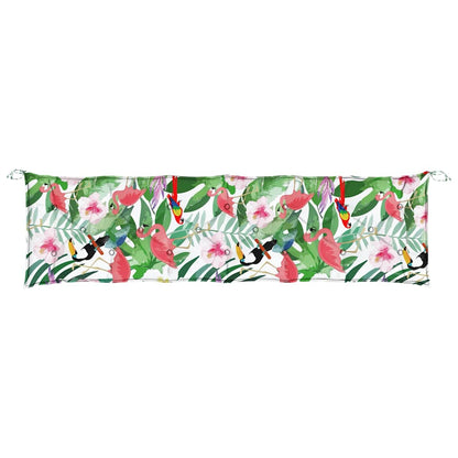 Gartenbank-Auflagen 2 Stk. Mehrfarbig 200x50x7 cm Stoff - Pazzar.ch