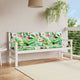 Gartenbank-Auflagen 2 Stk. Mehrfarbig 200x50x7 cm Stoff