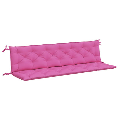Gartenbank-Auflagen 2 Stk. Rosa 200x50x7 cm Stoff - Pazzar.ch
