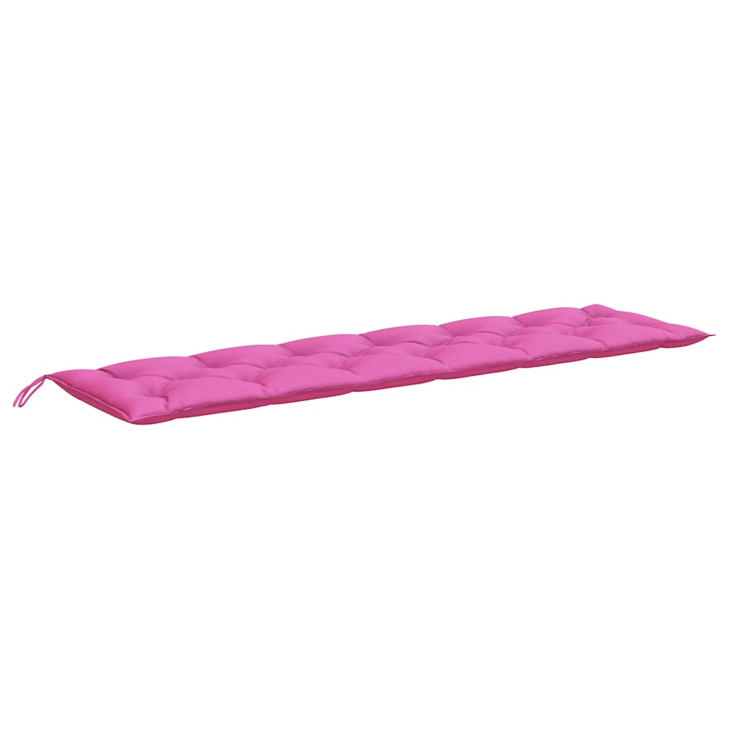 Gartenbank-Auflagen 2 Stk. Rosa 200x50x7 cm Stoff - Pazzar.ch