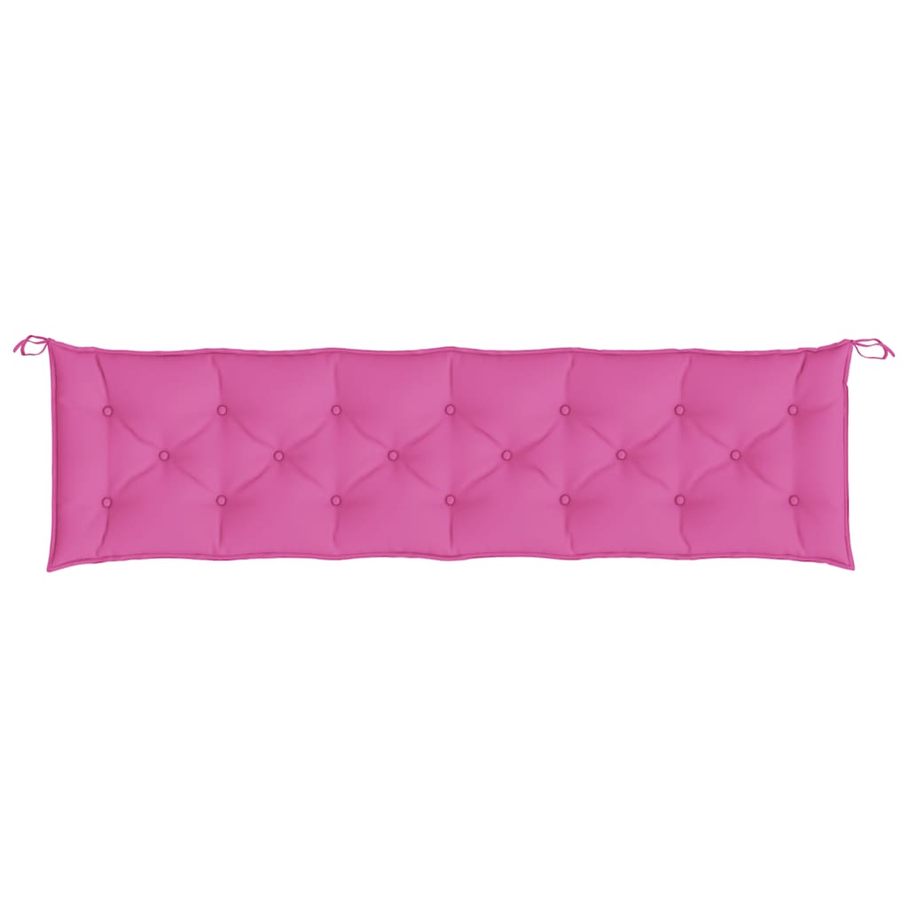 Gartenbank-Auflagen 2 Stk. Rosa 200x50x7 cm Stoff - Pazzar.ch