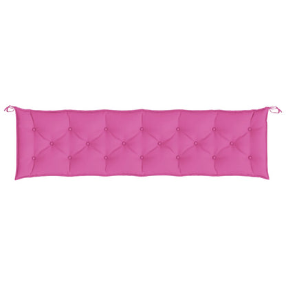Gartenbank-Auflagen 2 Stk. Rosa 200x50x7 cm Stoff - Pazzar.ch