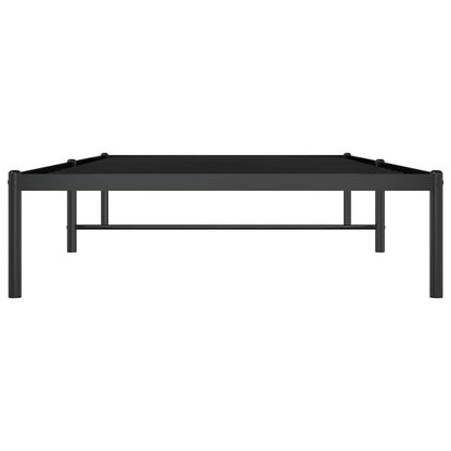 Bettgestell Metall Schwarz 100x200 cm