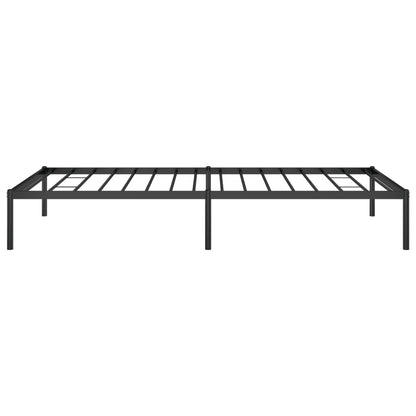 Bettgestell Metall Schwarz 100x200 cm
