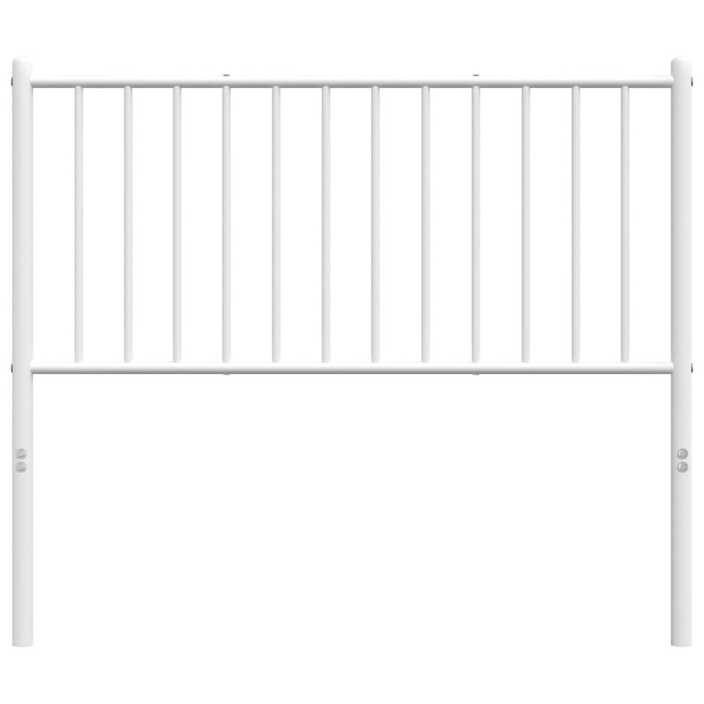 Kopfteil Metall Weiß 100 cm - Pazzar.ch