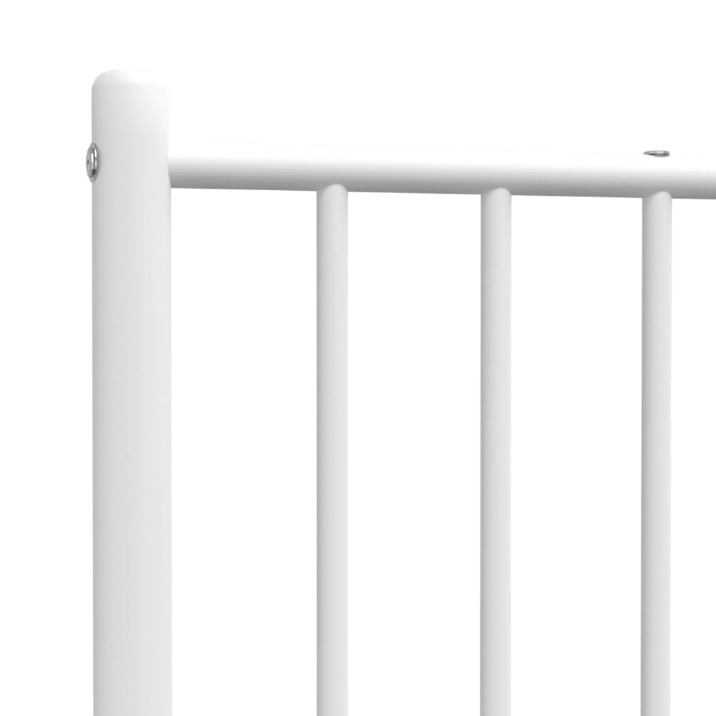 Kopfteil Metall Weiß 100 cm - Pazzar.ch