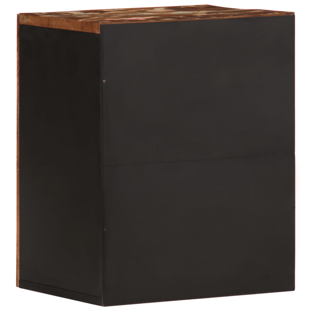 Bad-Wandschrank 38x33x48 cm Altholz Massiv