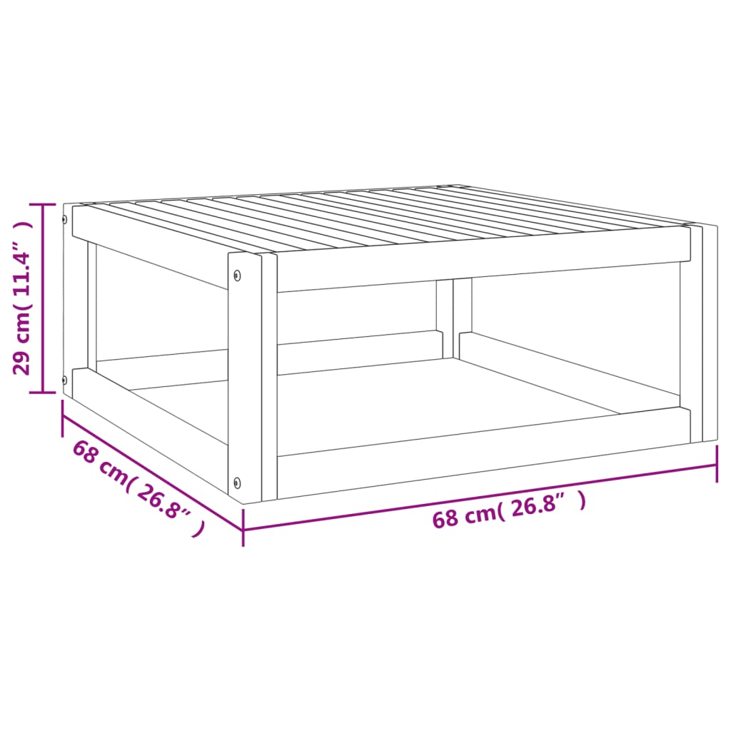 10-tlg. Garten-Lounge-Set mit Taupe Kissen Massivholz - Pazzar.ch