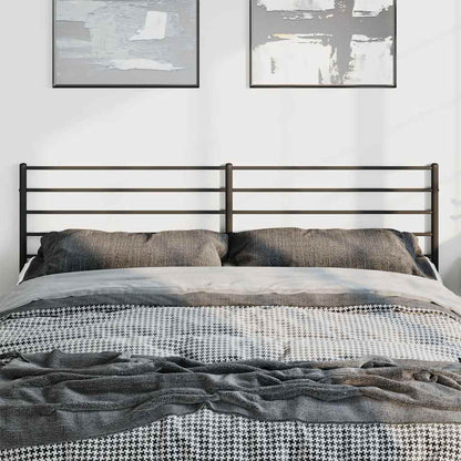 Kopfteil Metall Schwarz 193 cm