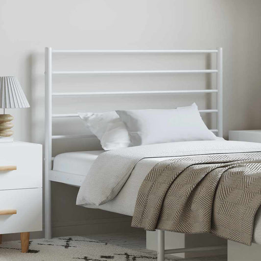 Kopfteil Metall Weiß 100 cm