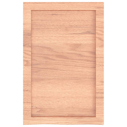 Wandregal Hellbraun 40x60x(2-6) cm Massivholz Eiche Behandelt - Pazzar.ch