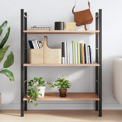 Wandregal Hellbraun 100x50x2 cm Massivholz Eiche Behandelt - Pazzar.ch