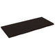 Wandregal Dunkelbraun 140x60x(2-4)cm Massivholz Eiche Behandelt