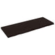 Wandregal Dunkelbraun 160x60x(2-6)cm Massivholz Eiche Behandelt