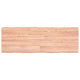 Tischplatte 120x40x(2-6) cm Massivholz Behandelt Baumkante