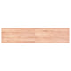 Tischplatte 180x40x(2-6) cm Massivholz Behandelt Baumkante
