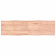 Tischplatte 180x50x(2-6) cm Massivholz Behandelt Baumkante