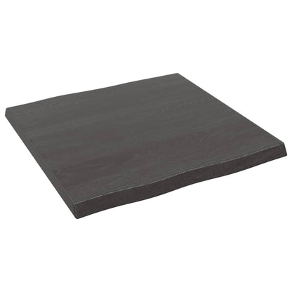 Tischplatte 60x60x(2-4) cm Massivholz Behandelt Baumkante - Pazzar.ch