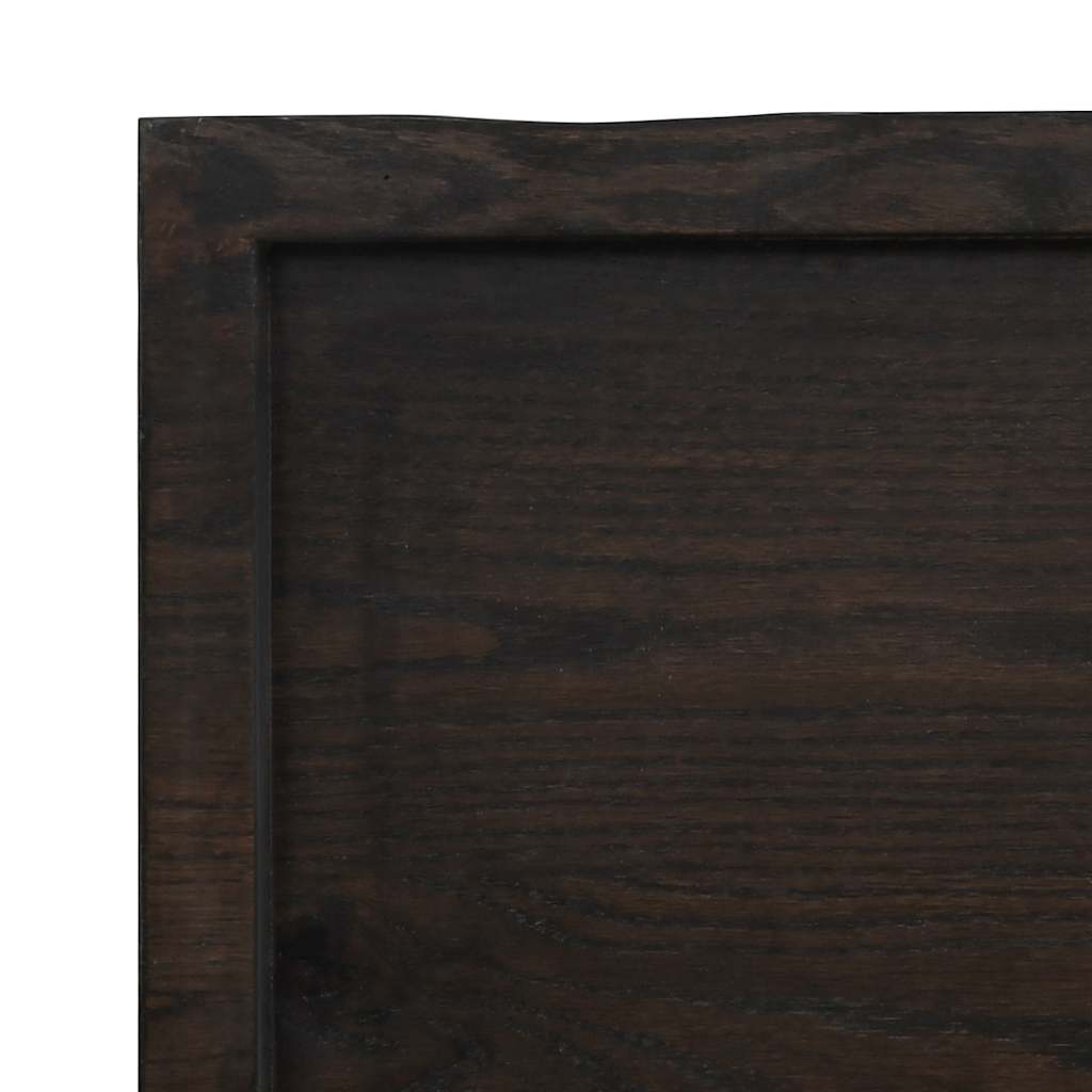 Tischplatte 140x40x(2-4) cm Massivholz Behandelt Baumkante