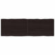 Tischplatte 180x60x(2-4) cm Massivholz Behandelt Baumkante