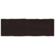 Tischplatte 180x60x(2-6) cm Massivholz Behandelt Baumkante