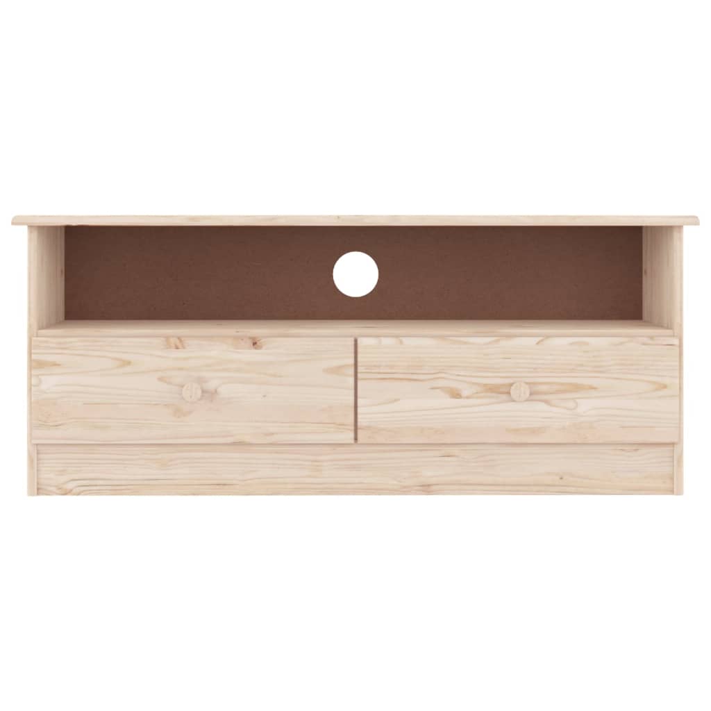 TV-Schrank mit Schubladen ALTA 100x35x41 cm Massivholz Kiefer - Pazzar.ch