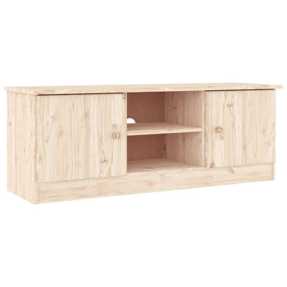 TV-Schrank ALTA 112x35x41 cm Massivholz Kiefer - Pazzar.ch