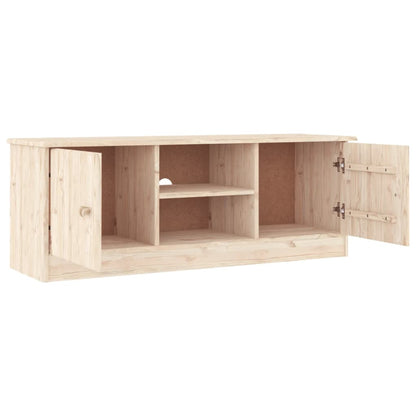 TV-Schrank ALTA 112x35x41 cm Massivholz Kiefer - Pazzar.ch