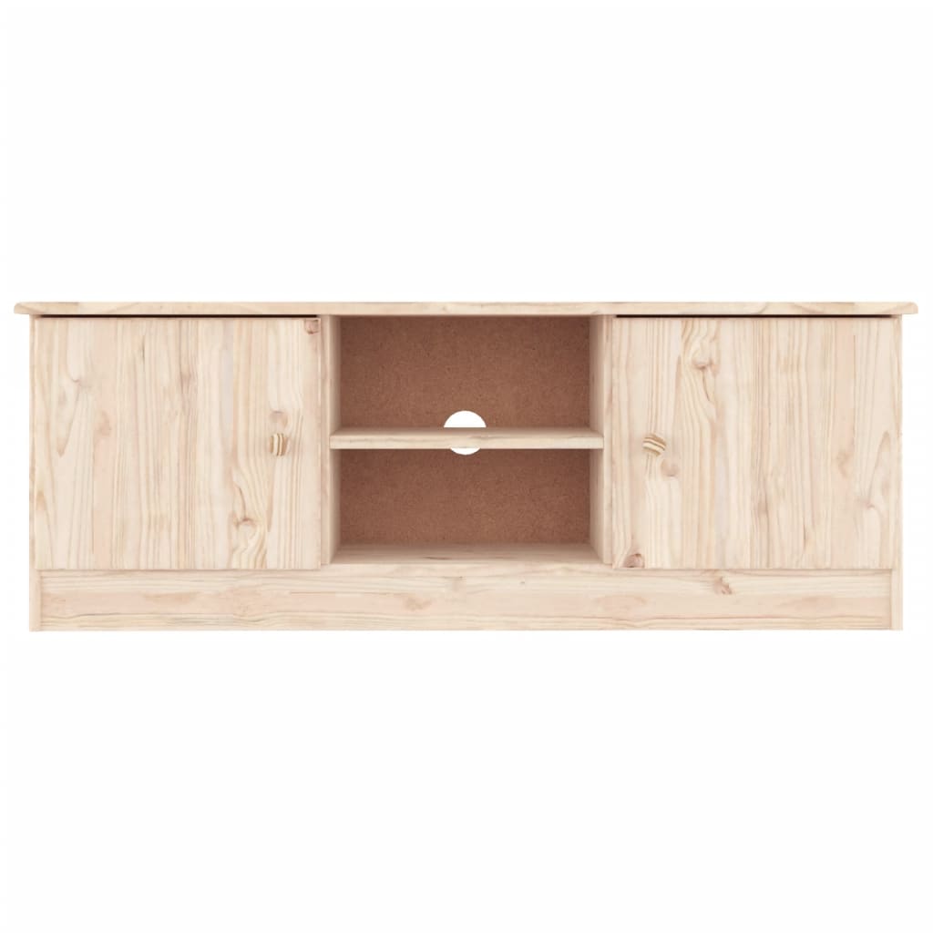 TV-Schrank ALTA 112x35x41 cm Massivholz Kiefer - Pazzar.ch