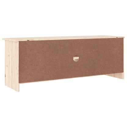 TV-Schrank ALTA 112x35x41 cm Massivholz Kiefer - Pazzar.ch