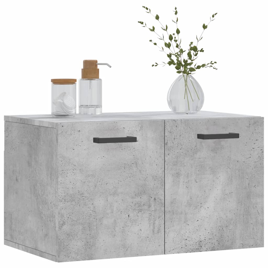 Wandschrank Betongrau 60x36,5x35 cm Holzwerkstoff - Pazzar.ch