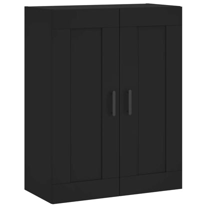 Wandschrank Schwarz 69,5x34x90 cm Holzwerkstoff - Pazzar.ch