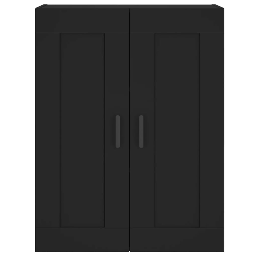 Wandschrank Schwarz 69,5x34x90 cm Holzwerkstoff - Pazzar.ch