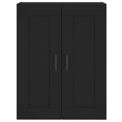 Wandschrank Schwarz 69,5x34x90 cm Holzwerkstoff - Pazzar.ch