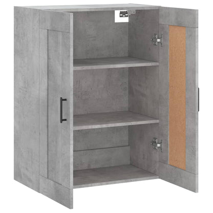 Wandschrank Betongrau 69,5x34x90 cm Holzwerkstoff - Pazzar.ch