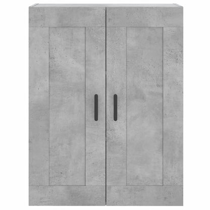 Wandschrank Betongrau 69,5x34x90 cm Holzwerkstoff - Pazzar.ch