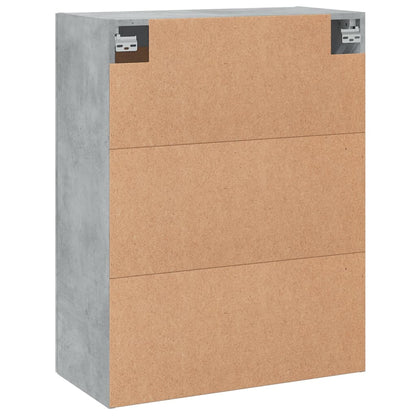 Wandschrank Betongrau 69,5x34x90 cm Holzwerkstoff - Pazzar.ch