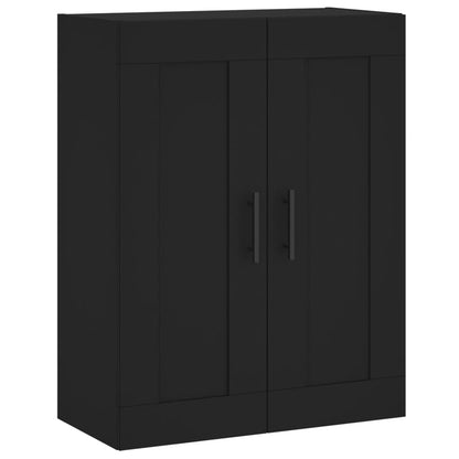 Wandschrank Schwarz 69,5x34x90 cm Holzwerkstoff - Pazzar.ch