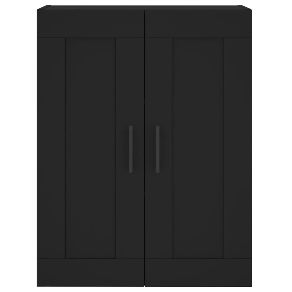 Wandschrank Schwarz 69,5x34x90 cm Holzwerkstoff - Pazzar.ch