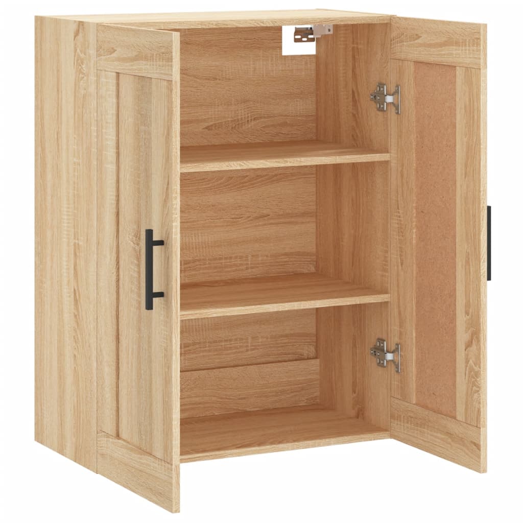 Wandschrank Sonoma-Eiche 69,5x34x90 cm Holzwerkstoff - Pazzar.ch