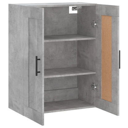 Wandschrank Betongrau 69,5x34x90 cm Holzwerkstoff - Pazzar.ch