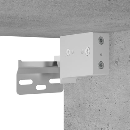 Wandschrank Betongrau 69,5x34x90 cm Holzwerkstoff - Pazzar.ch