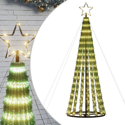 Weihnachtsbaum Kegelform 275 LEDs Warmweiß 180 cm - Pazzar.ch