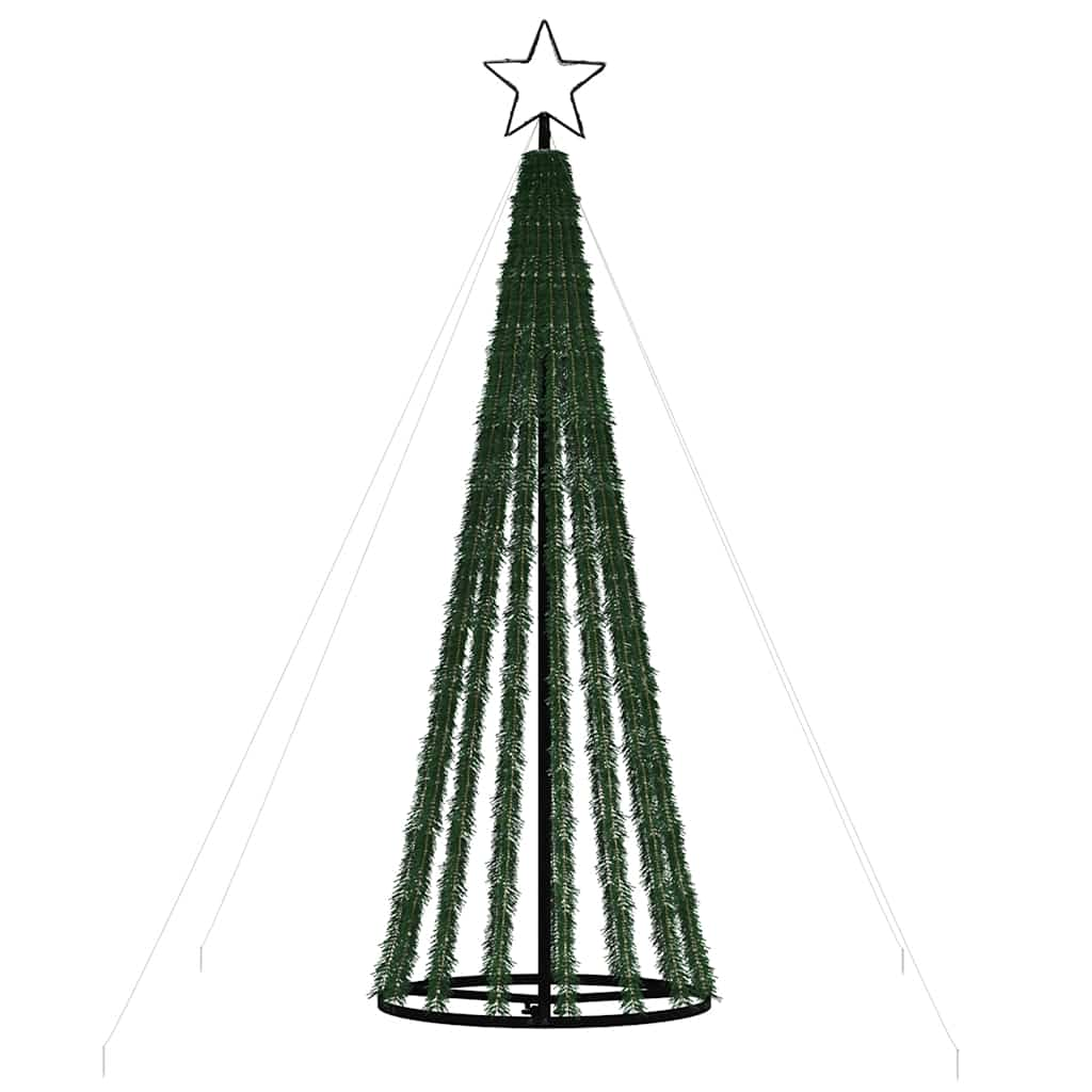 Weihnachtsbaum Kegelform 275 LEDs Kaltweiß 180 cm - Pazzar.ch