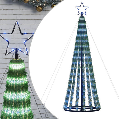 Weihnachtsbaum Kegelform 275 LEDs Blau 180 cm - Pazzar.ch