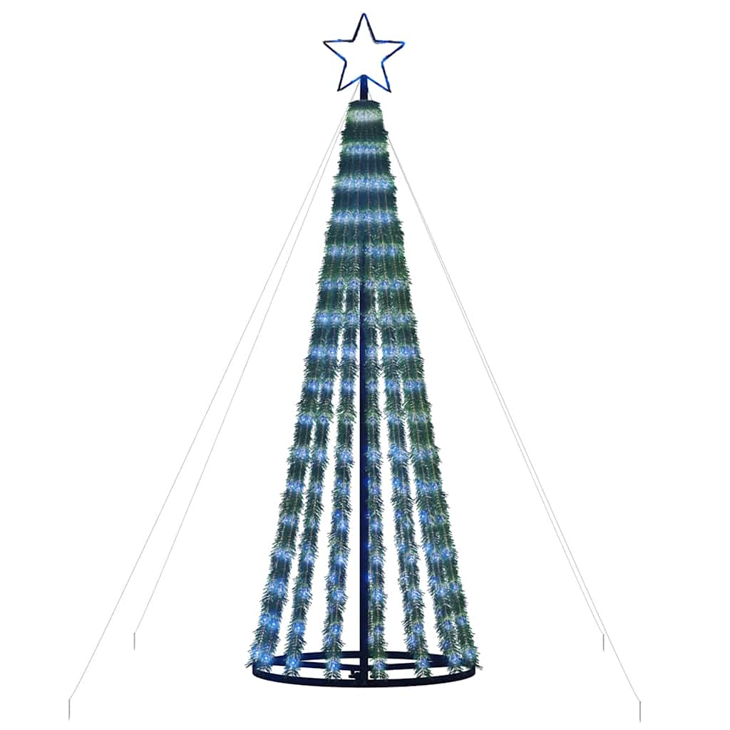 Weihnachtsbaum Kegelform 275 LEDs Blau 180 cm